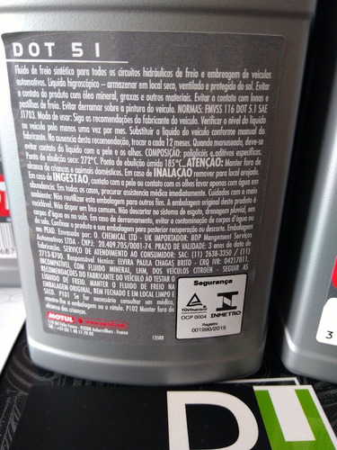 Fluído Freio Motul Dot5.1 Dot 5.1 Brake Fluid - 500ml