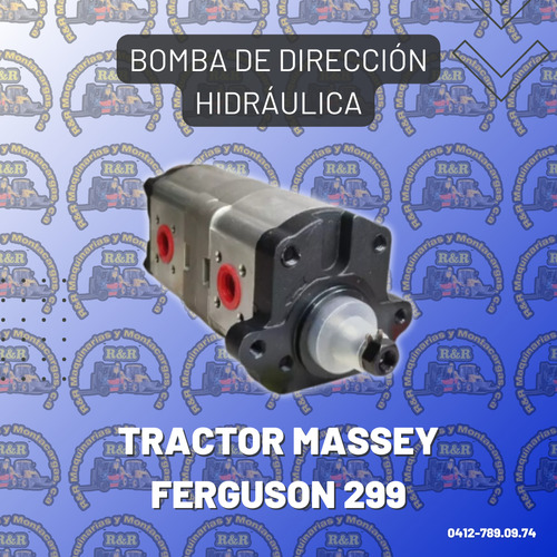 Bomba De Dirección Hidráulica Tractor Massey Ferguson 299