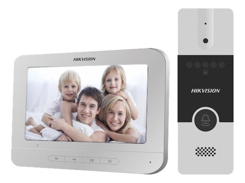 Kit Videoportero Analogo Con Pantalla Lcd A Color, Hikvision