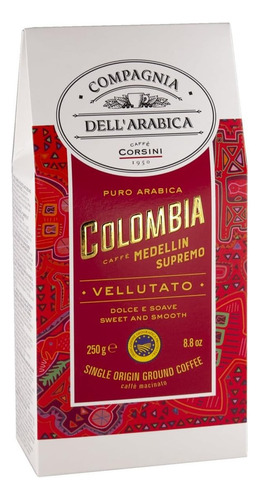 Café Compagnia Dell'arabica Colômbia Grãos 250g Melitta