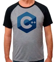 Comprar Camiseta Raglan C++ Linguagem Programação Informática Ti