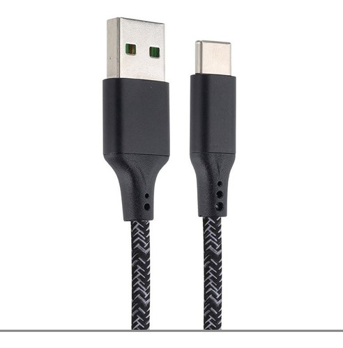 Cable Usb Tipo C Mallado 3a  1 Metro Garantia Quilmes 