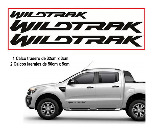 Calco Ford Ranger Wildtrak Adhesivos Calcomanias 