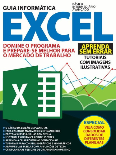 Guia de informática - Microsoft Excel: Aprenda sem errar, de On Line Editora. Editorial IBC - Instituto Brasileiro de Cultura Ltda, capa mole em português, 2018