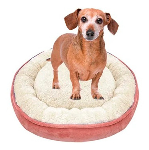 Cama Para Perro Pets Chica Suave Anti Estrés Azul 46 Cm Color Rosa