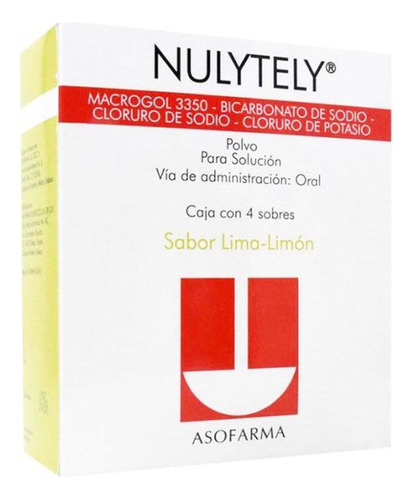Nulytely Polvo Para Solución Caja Con 4 Sobres