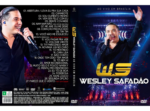 Cd / Dvd Wesley Safadão - Ao Vivo Em Brasília / Digipack