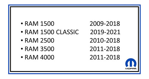 Deposito Anticongelante Ram 1500 2500 3500 4000 2009-2021
