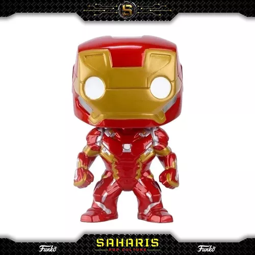 Figura de acción Iron Man Capitán América: Civil War 7224 de Funko Pop!