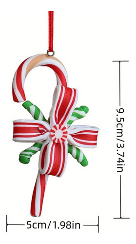 5 Piezas De Adornos Navideños Para Colgar En Forma De Pirule