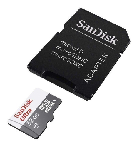 Imagen 3 de 4 de Tarjeta de memoria SanDisk SDSQUNB-032G-GN3MA Ultra con adaptador SD 32GB