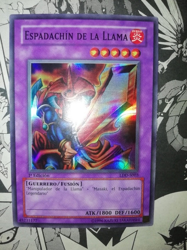 Flame Swordsman Lob Super Rare Ldd En Español Yugioh Konami