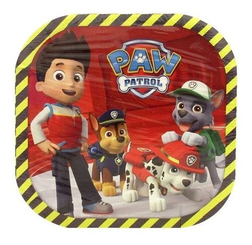 Fiesta 6 Platos Granmark Desechables Originales - Paw Patrol