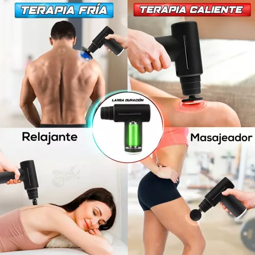 Masajeador muscular, herramienta de masaje muscular eléctrico de tejido  profundo con compresión en frío, máquina de masaje muscular, rendimiento  inigualable