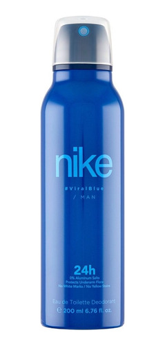 Desodorante Nike Viral Blue Edt Spray 200 Ml Hombre