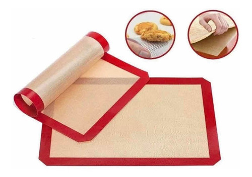 Pack 2 Láminas Silicona Para Horno Antiadherente Repostería