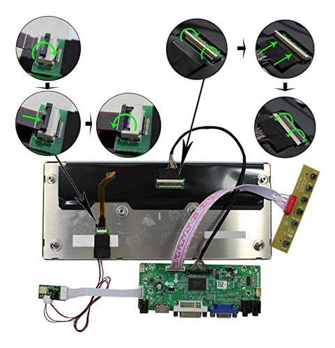 Pantalla Ancha Fanyitek Ips Lcd De 10,3 Pulgadas, 1920 X 720