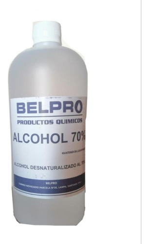 Alcohol Desnaturalizado 70% 1 Lts