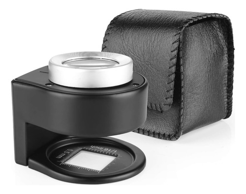 Lupa Con Luz Led Y Luz Uv 30x Aumento - Lente Cristal Doble