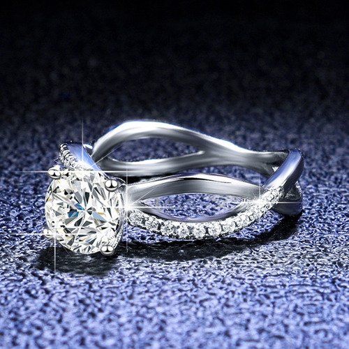 Anillos Plata 925 Ajustable Anillos De Compromiso Para Mujer