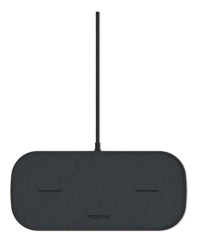 Cargador Inalámbrico Modelo Dual Charging Pad Negro Mophie