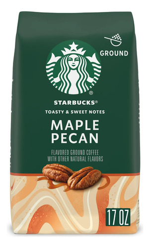 Starbucks Maple Pecan, Tostado Ligero, Café Molido 481 G