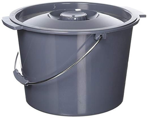 Repuesto Cubo Con Tapa, 12 Qt. / 2 Galones Inodoro Medline