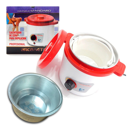 Imagen 2 de 7 de Fundidor Calentador Cera 1 Kg Arcametal Standard Depilación
