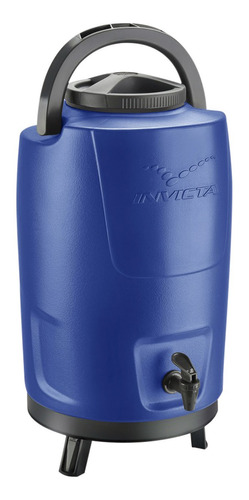 Botella térmica de 12 litros con grifo Invicta Blue