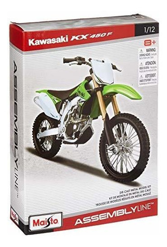 Maisto 1:12 Kawasaki Kx 450f Kit De Línea De Montaje Kit