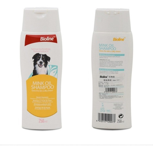 Imagen 1 de 1 de Shampoo Para Perros Con Aceite De Visón 250ml