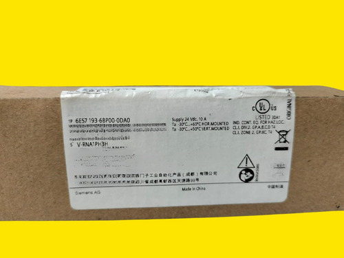 Siemens 6es7 193-6bp00-0da0 Unidad De Base