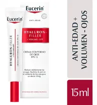 Comprar Eucerin Hyaluron Filler+ Volume Lift Contorno Ojos X 15 Ml Momento de aplicación Día Tipo de piel Todo tipo de piel