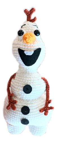 Muñeco Olaf Frozen De Disney En Crochet 20 Cm