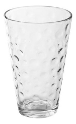 Vaso De Vidrio Noa 400ml Burbuja Grande Rigolleau X 18 Unid