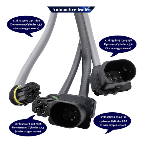 4 Uds 234-5138 234-5139 234-4876 234-4892 Sensor De Oxígeno