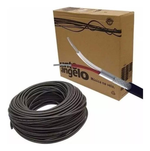 Cabo Em Rolo De Microfone Santo Angelo 0,30mm Mod Sc30 100m