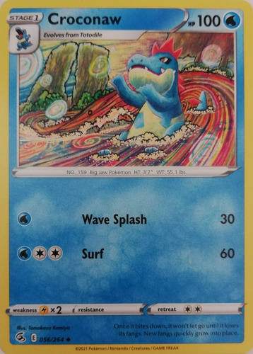 Pokémon Tcg Croconaw 056/264