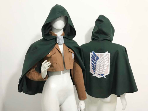 Capa Cosplay Ataque A Los Titanes - Shingeki No Kyojin - 