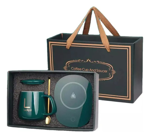 Taza C/base Calentador Usb Caja Regalo