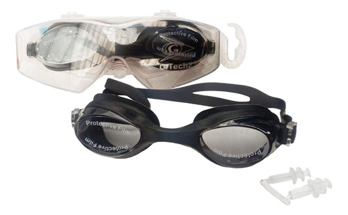 Gafas De Natación Espejo Con Tapa Oídos Incluido Importadas