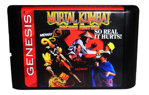 Mortal Kombat Arcade Edition Sega Genesis Nuevo - Local