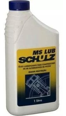 Imagem 2 de 2 de Óleo Lubrificante Para Compressor 1 Litro Ms Lub Schulz