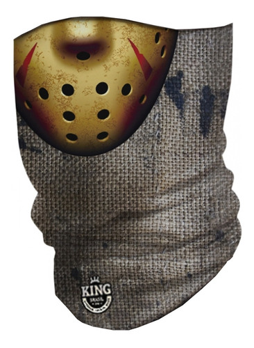 Imagem 1 de 2 de Bandana Mascara Pesca King Com Proteção Solar Uv 05 Jason