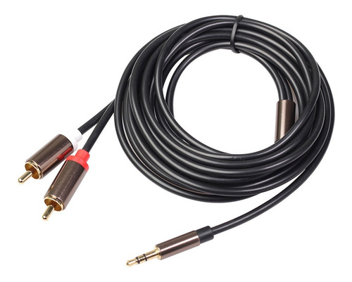 Imagen 2 de 8 de Cable Rca Hifi Estéreo De 3,5 Mm A 2rca Cable De Audio Aux R