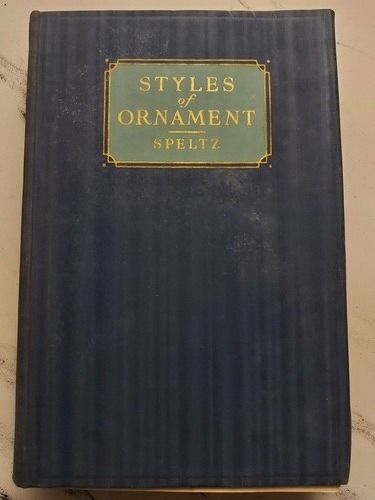 Styles Of Ornaments. Alexander Speltz. 51n 970