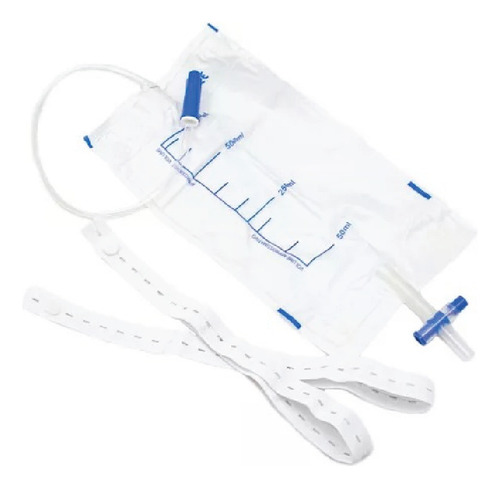 100 Bolsa Colectora Orina Ambulatoria 750 Ml Para Pierna