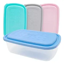 Comprar Contenedor De Alimentos Recipiente Rectangular 3000 Ml