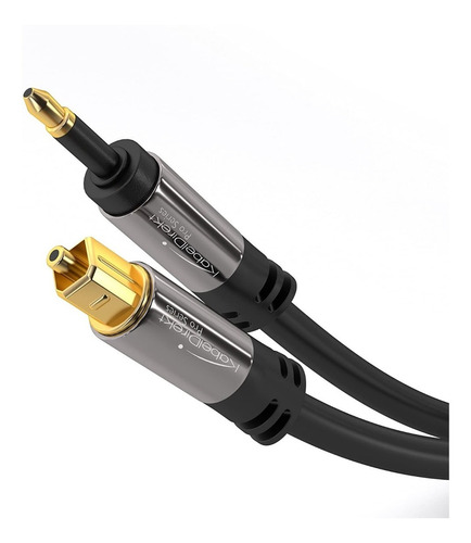 Kabeldirekt Cable De Audio Óptico Digital 6mts Mini Toslink