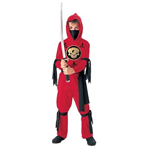 Disfraz De Ninja Rojo Niños De Halloween Concepts, Peq...